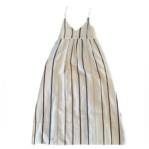 Jenni Kayne Striped Maxi Dress in White with Multicolor Stripes